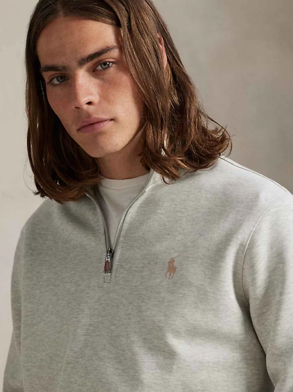 Polo Ralph Lauren - Half-Zip Pullover - Light Grey